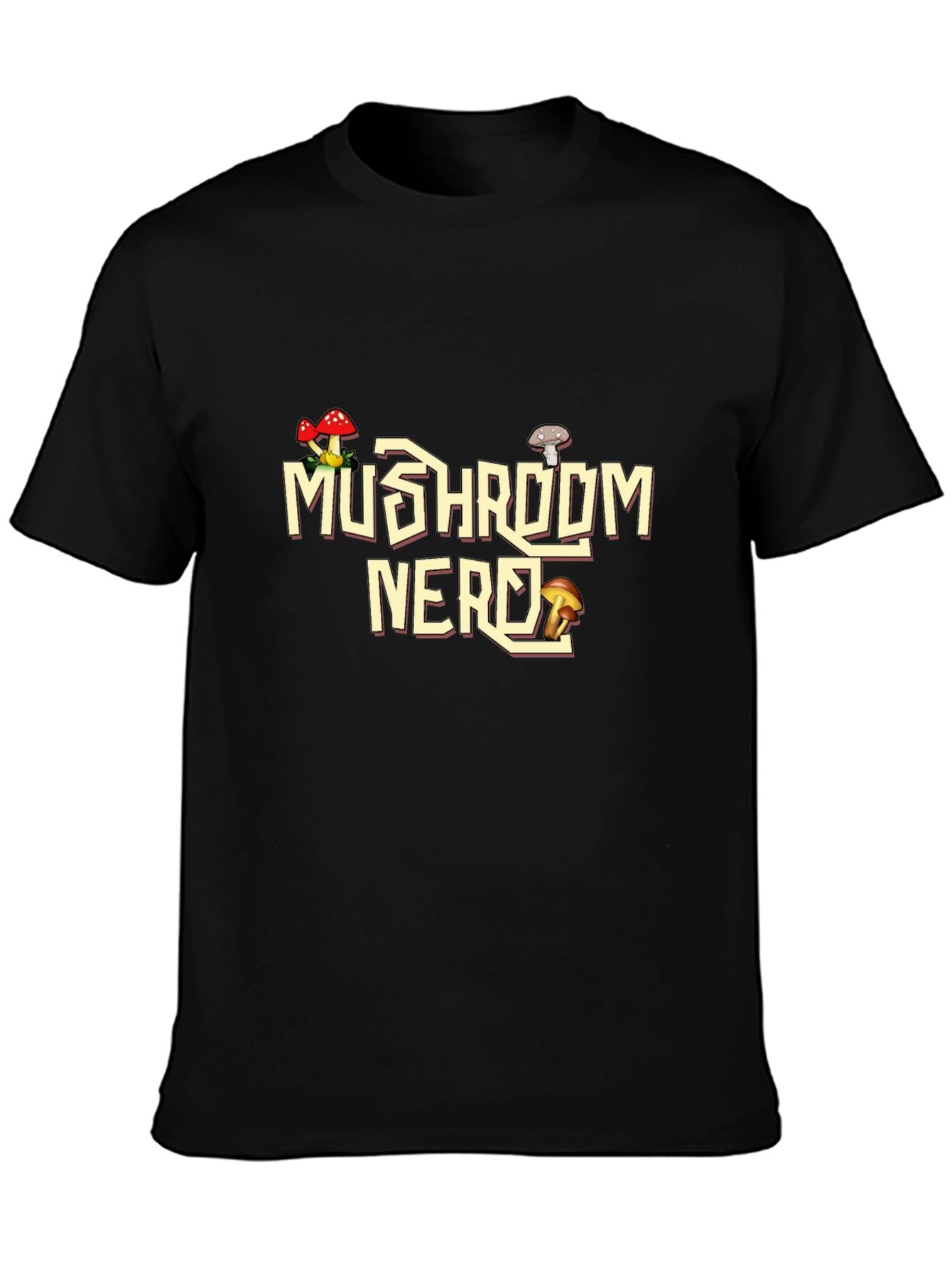 Mushroom Nerd T-Shirt - Unique Design