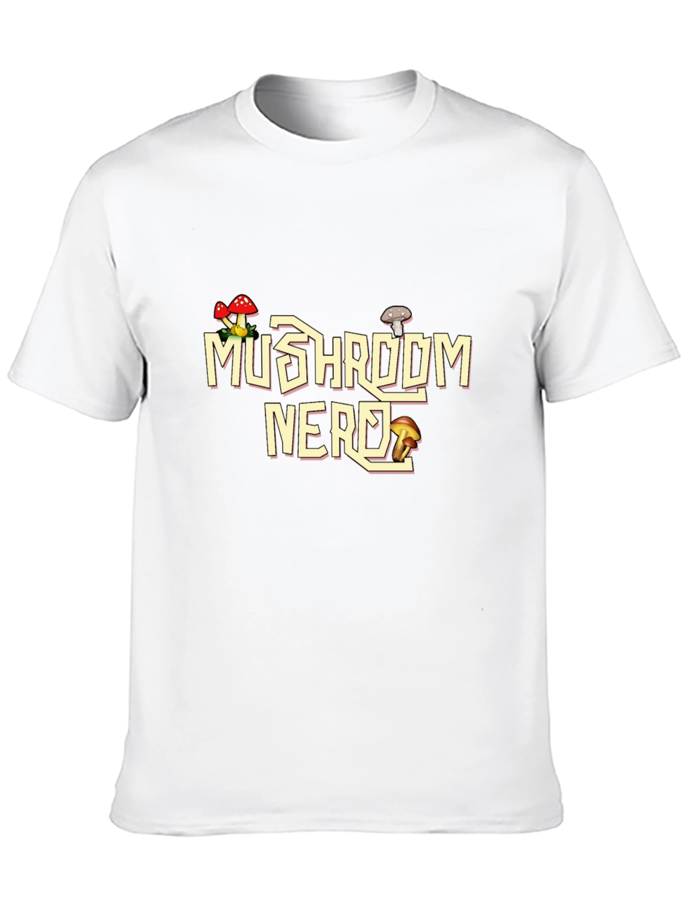 Mushroom Nerd T-Shirt - Unique Design