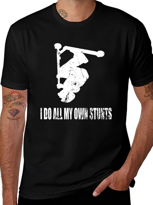 Own Stunts Black T-Shirt