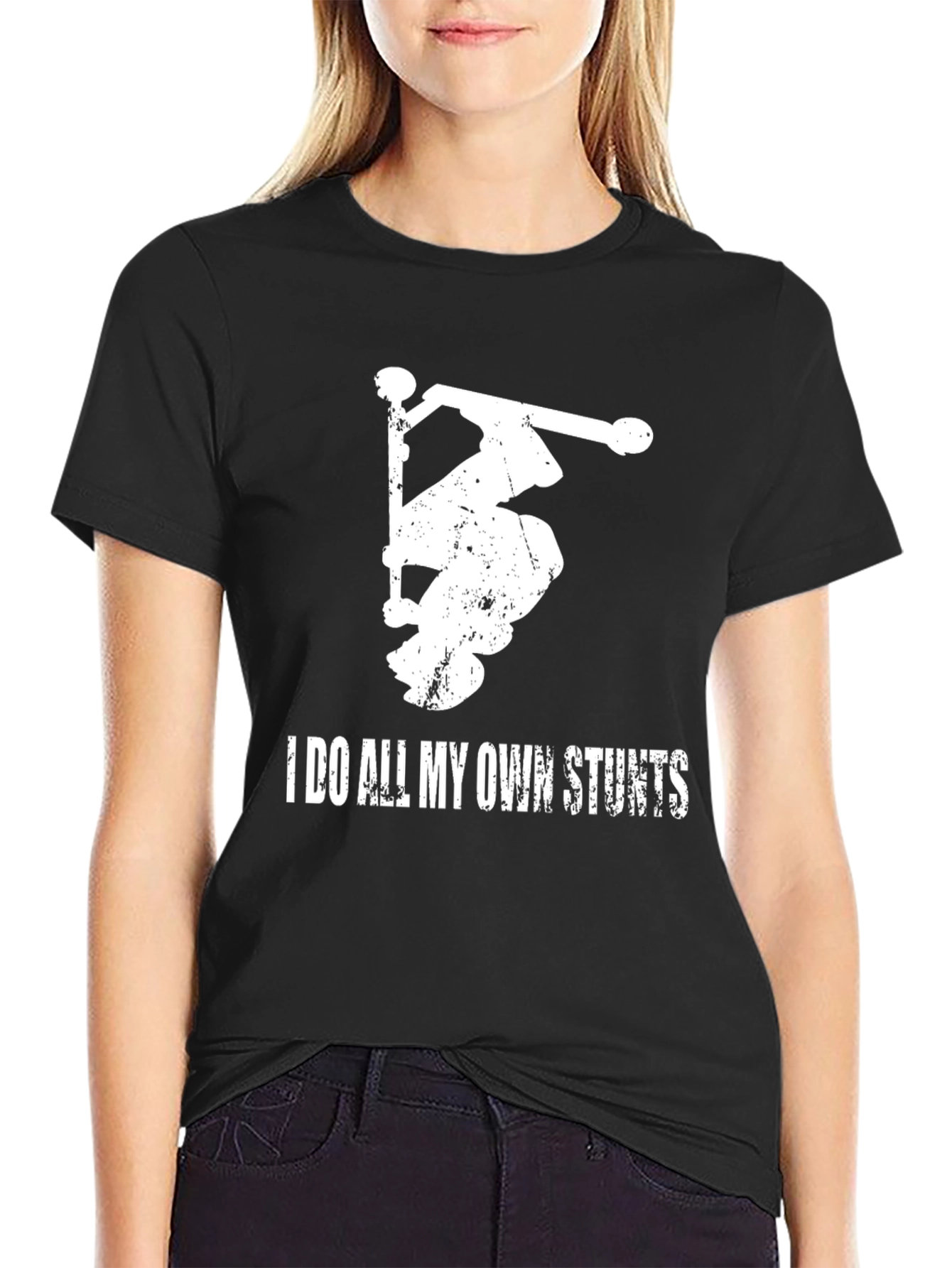 Own Stunts Black T-Shirt
