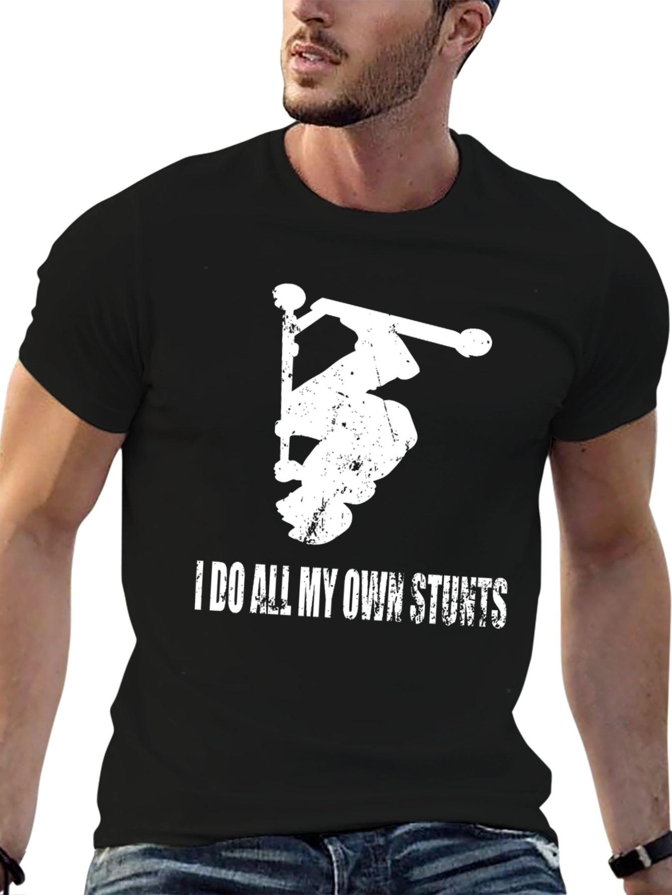 Own Stunts Black T-Shirt