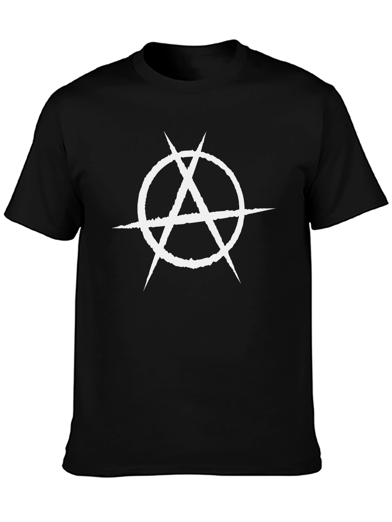 Anarchy Symbol Graphic T-Shirt - Bold Black Tee