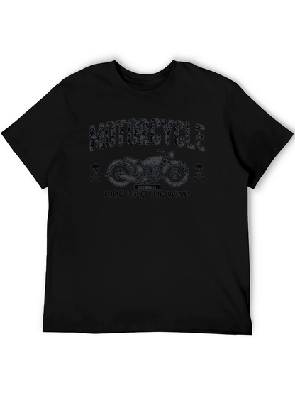 Motorcycle Ride Like the Wind Graphic Tee