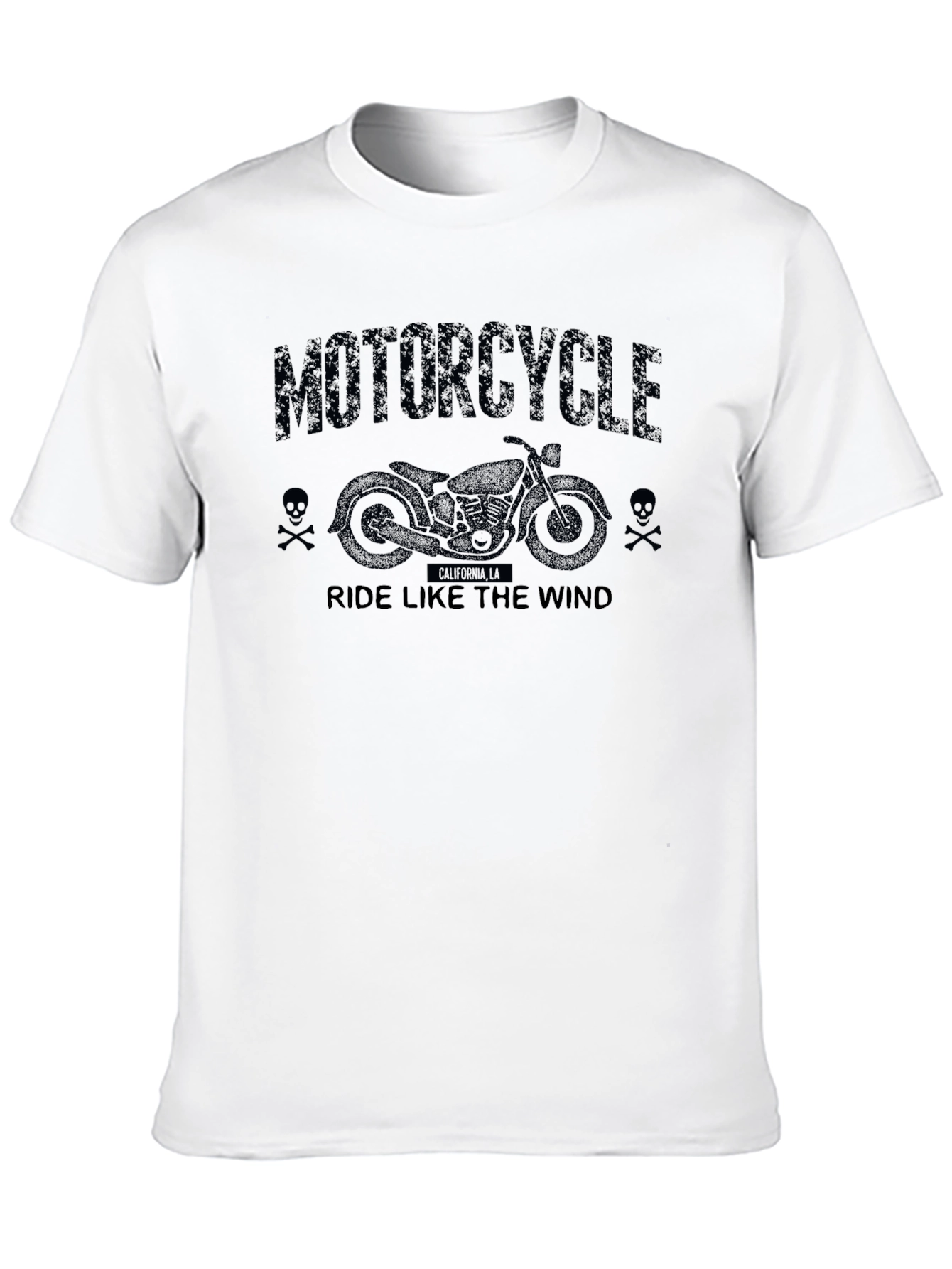 Motorcycle Ride Like the Wind Graphic Tee