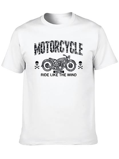 Motorcycle Ride Like the Wind Graphic Tee