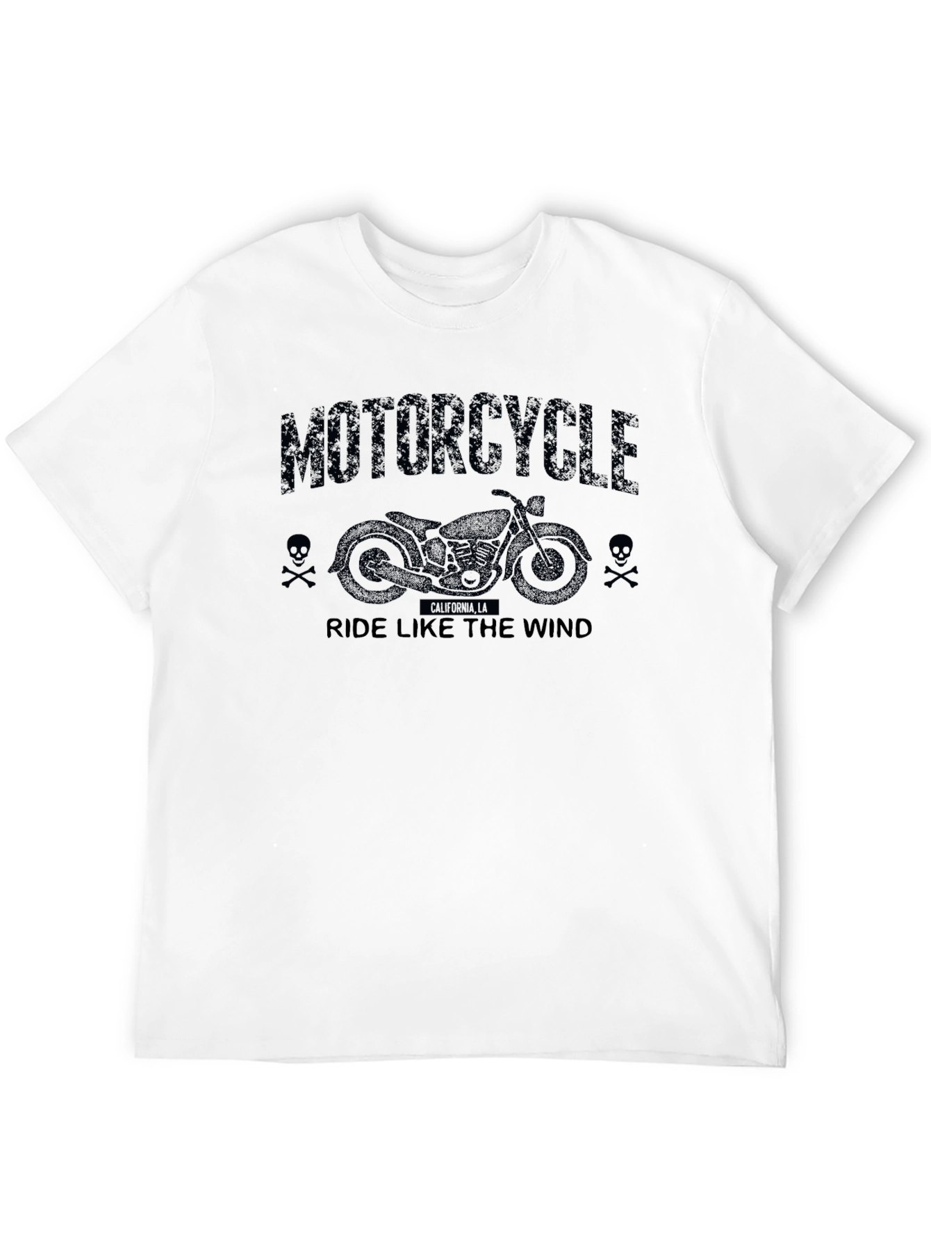 Motorcycle Ride Like the Wind Graphic Tee