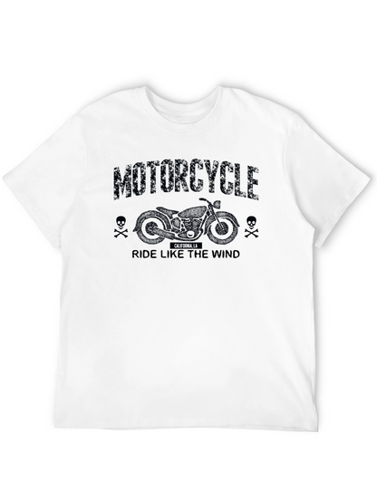 Motorcycle Ride Like the Wind Graphic Tee