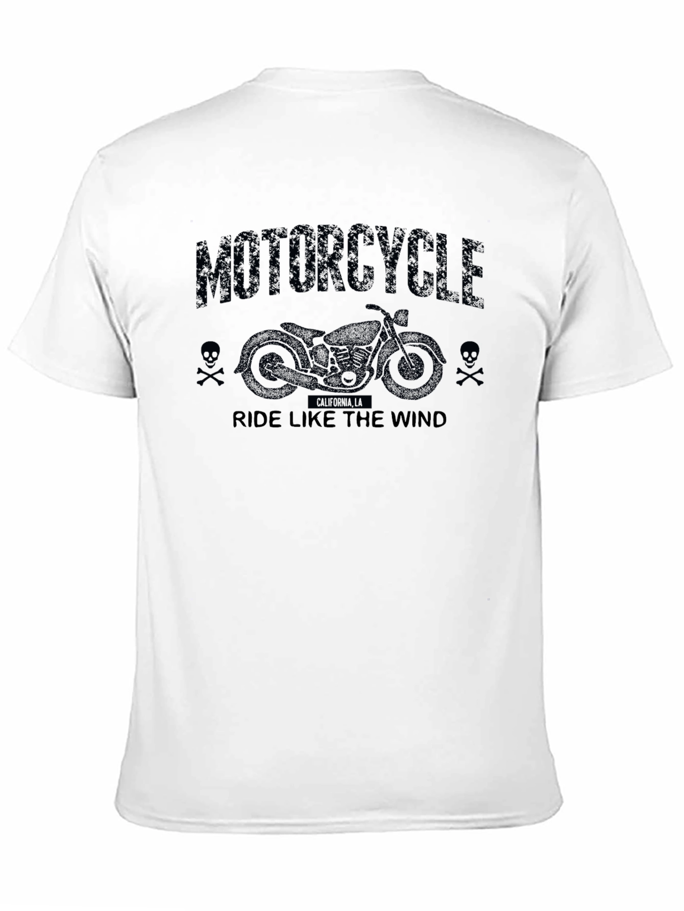 Motorcycle Ride Like the Wind Graphic Tee