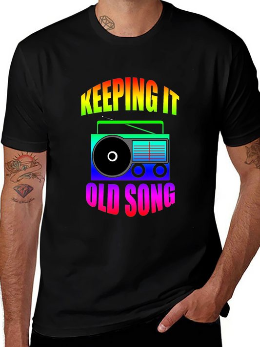 Retro Radio Graphic T-Shirt - Keeping It Old School
