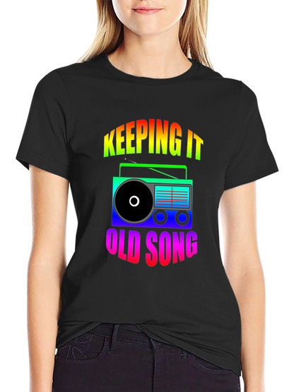 Retro Radio Graphic T-Shirt - Keeping It Old School