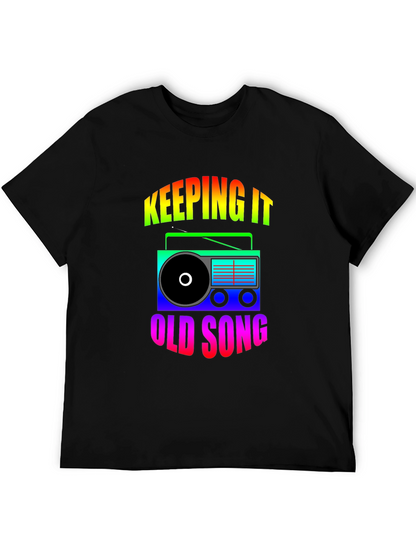 Retro Radio Graphic T-Shirt - Keeping It Old School