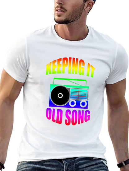 Retro Radio Graphic T-Shirt - Keeping It Old School