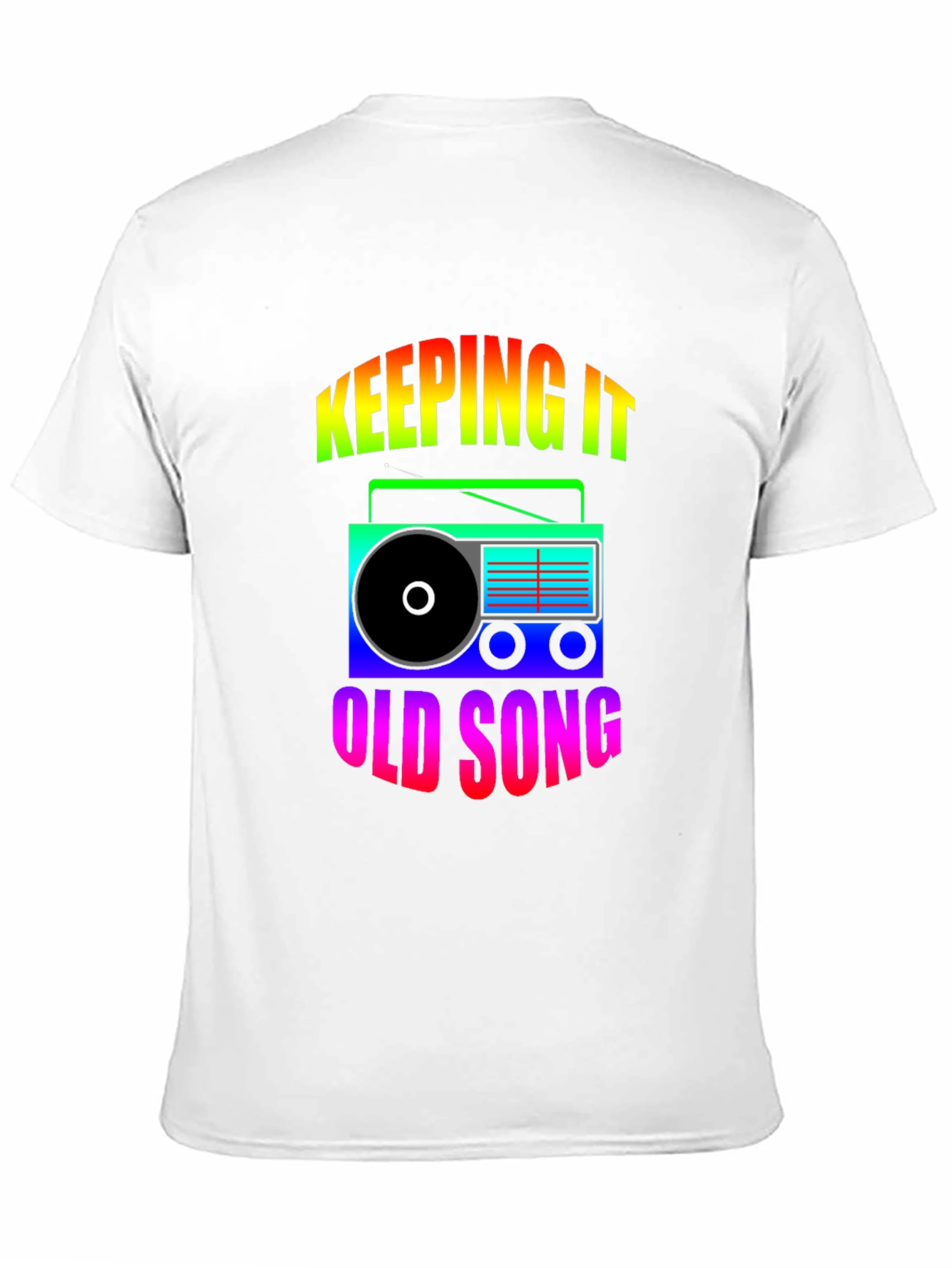 Retro Radio Graphic T-Shirt - Keeping It Old School