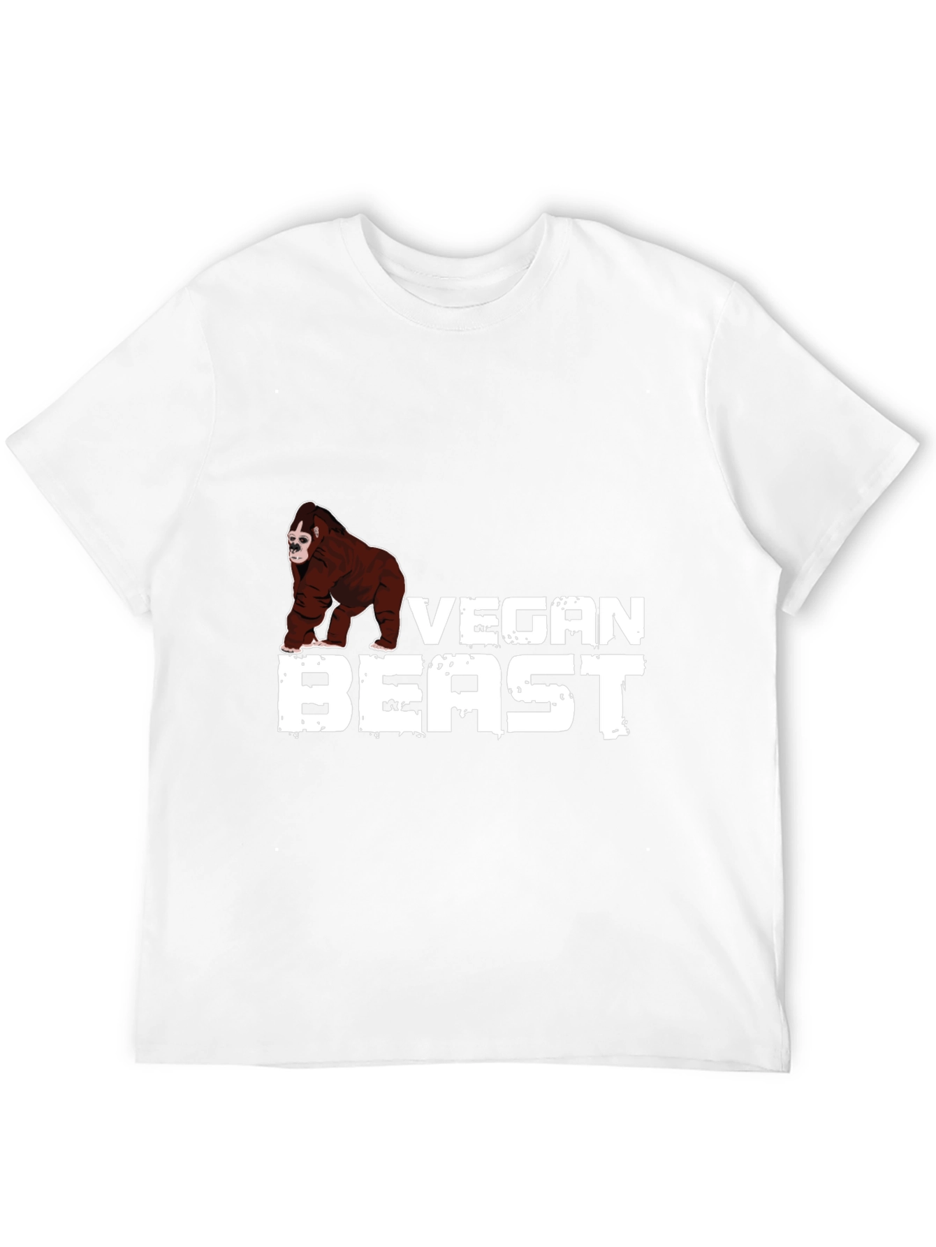Vegan Beast Graphic Tee - Black