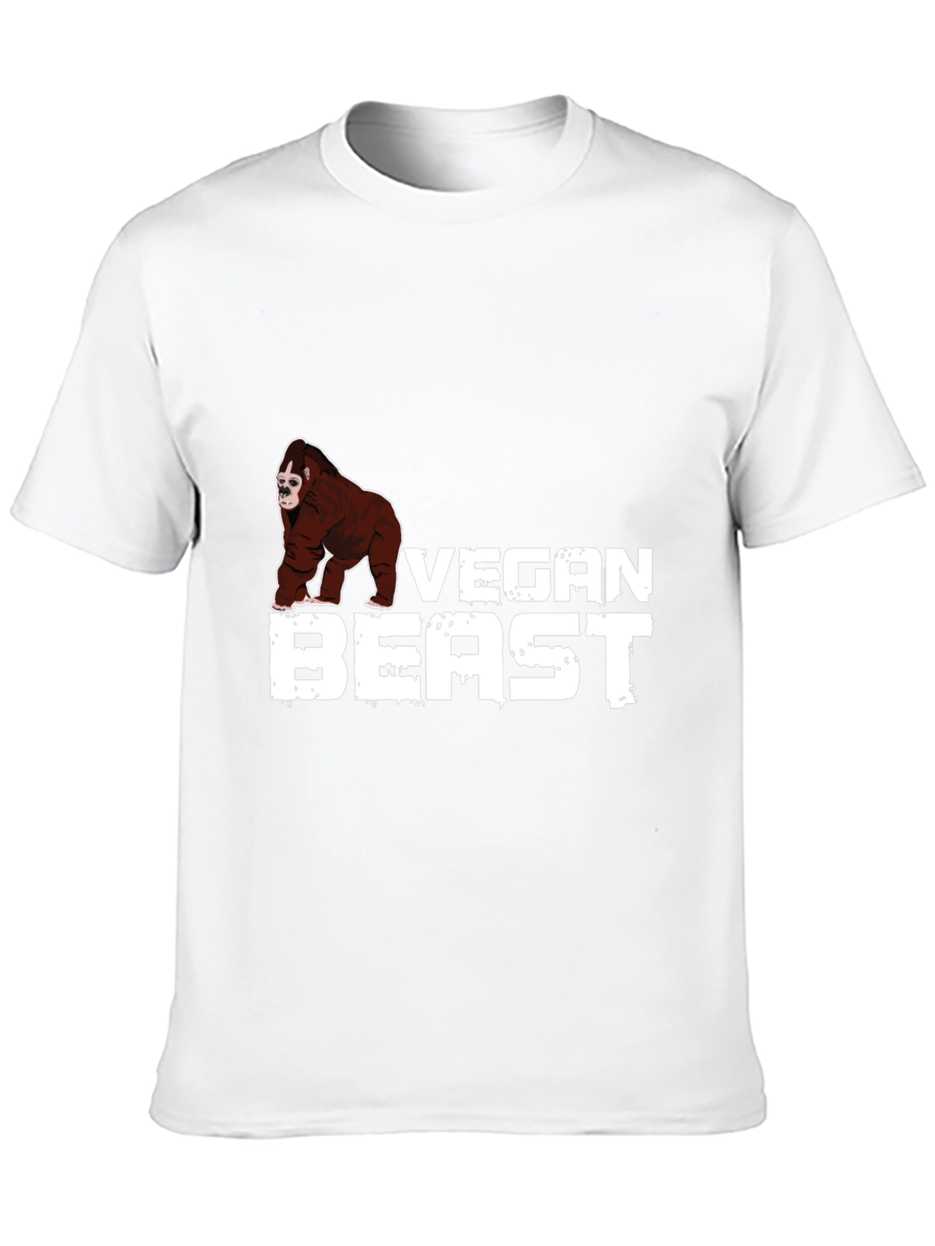 Vegan Beast Graphic Tee - Black