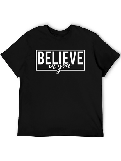 Believe in You Graphic T-Shirt - Black