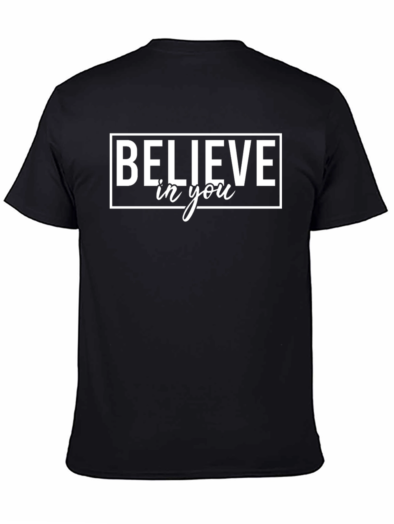 Believe in You Graphic T-Shirt - Black