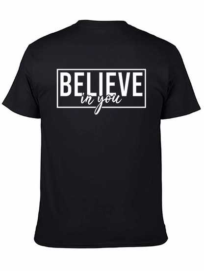 Believe in You Graphic T-Shirt - Black