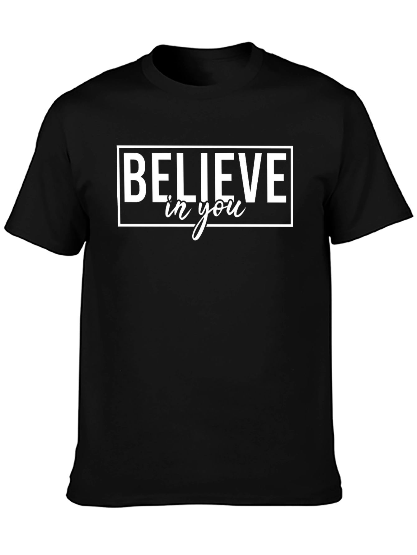 Believe in You Graphic T-Shirt - Black