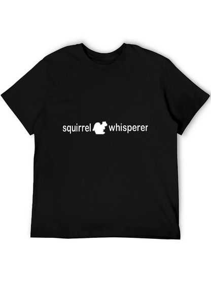 Squirrel Whisperer Graphic Tee - Black