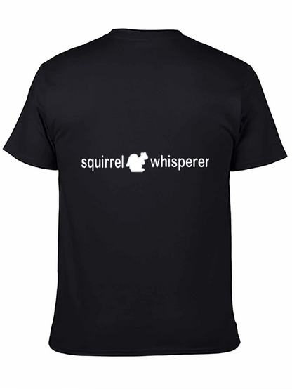 Squirrel Whisperer Graphic Tee - Black