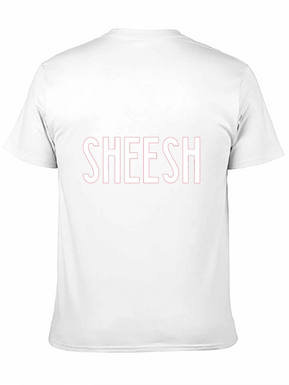 Sheesh Graphic Tee - Trendy Black T-Shirt