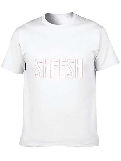 Sheesh Graphic Tee - Trendy Black T-Shirt