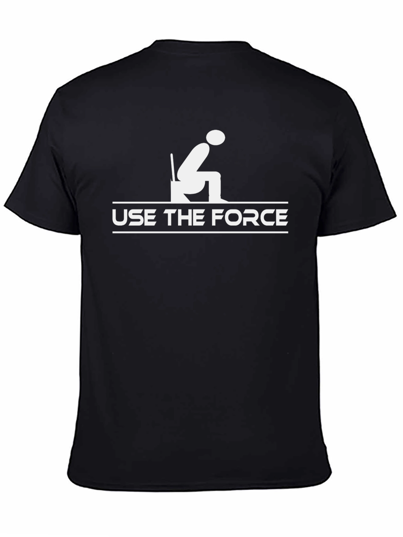 Use The Force Funny Graphic Tee
