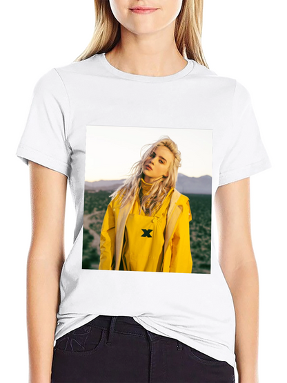 Billie Eilish Graphic Tee - Black Cotton T-Shirt