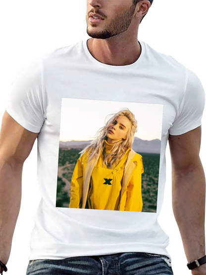 Billie Eilish Graphic Tee - Black Cotton T-Shirt
