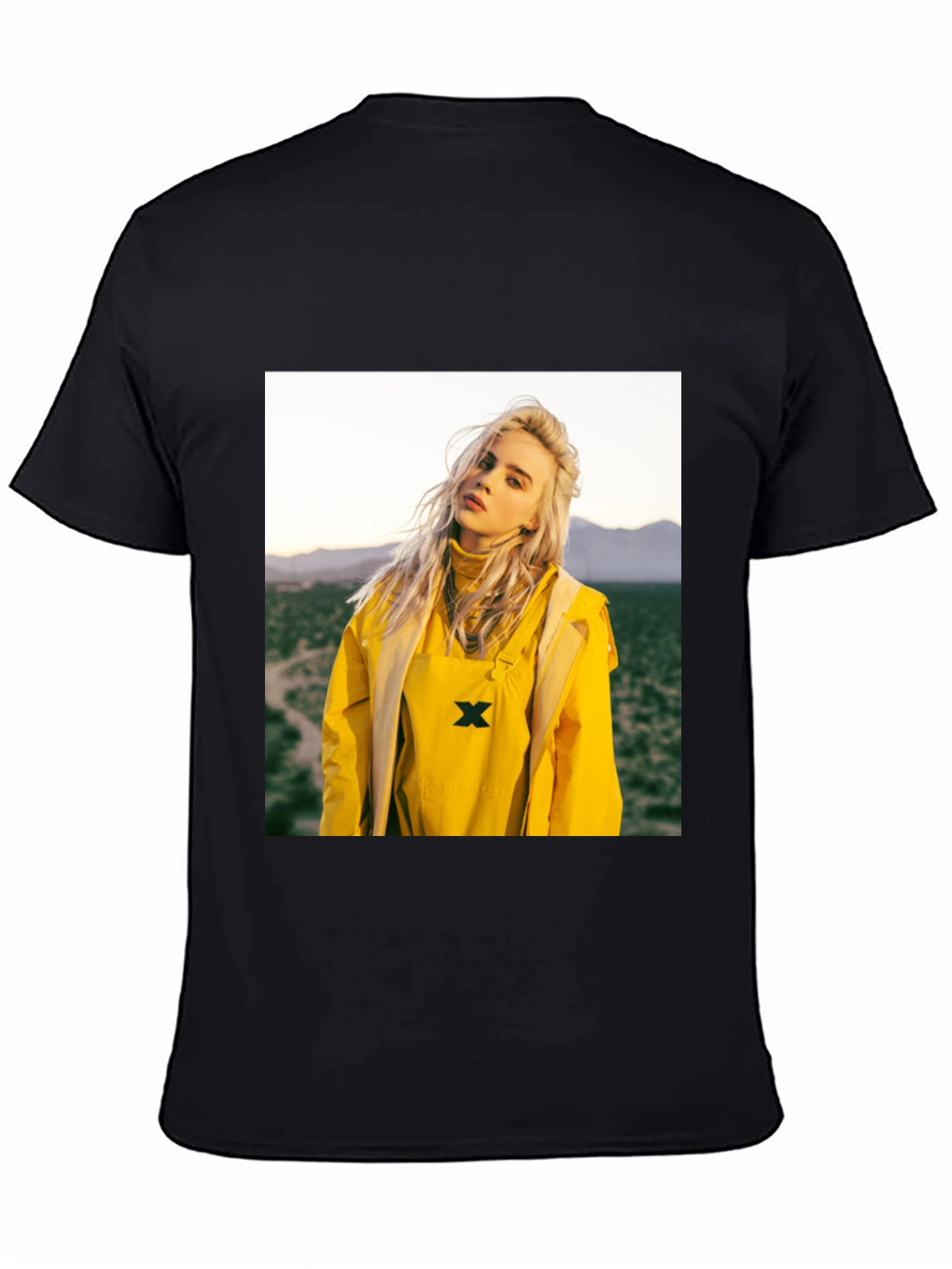 Billie Eilish Graphic Tee - Black Cotton T-Shirt