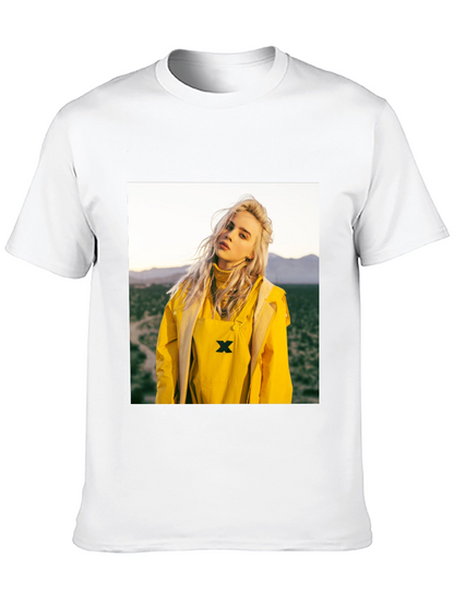 Billie Eilish Graphic Tee - Black Cotton T-Shirt
