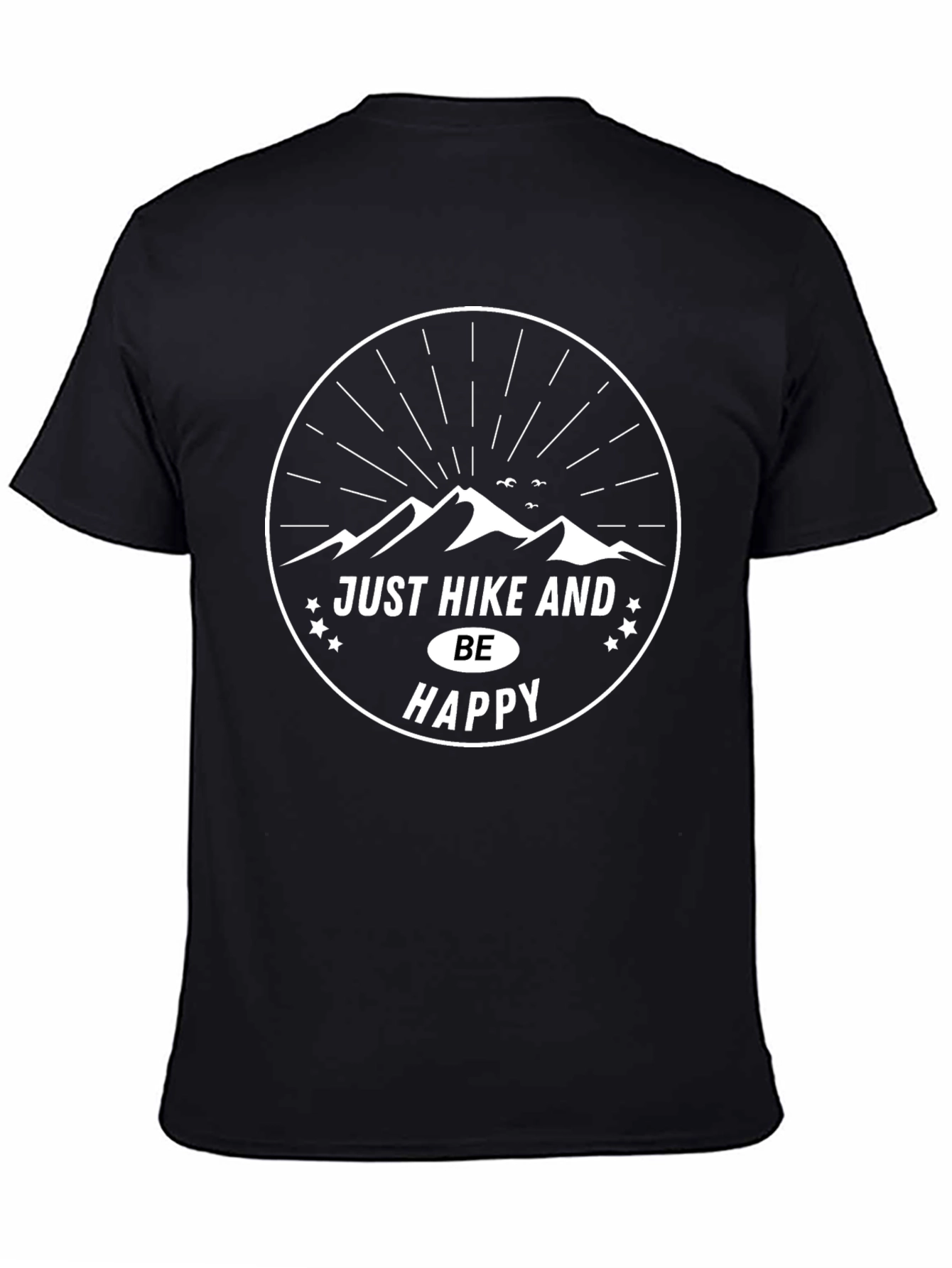 Just Hike And Be Happy Graphic Tee