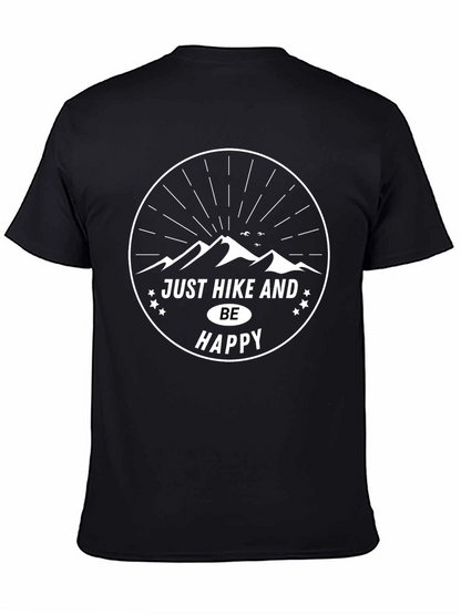 Just Hike And Be Happy Graphic Tee