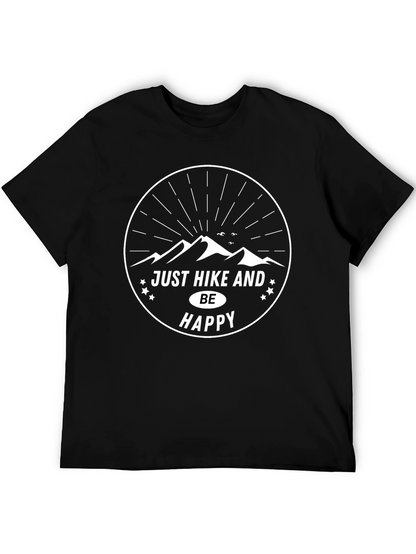 Just Hike And Be Happy Graphic Tee