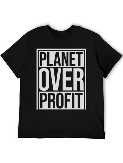 Planet Over Profit T-Shirt - Eco Friendly Tee