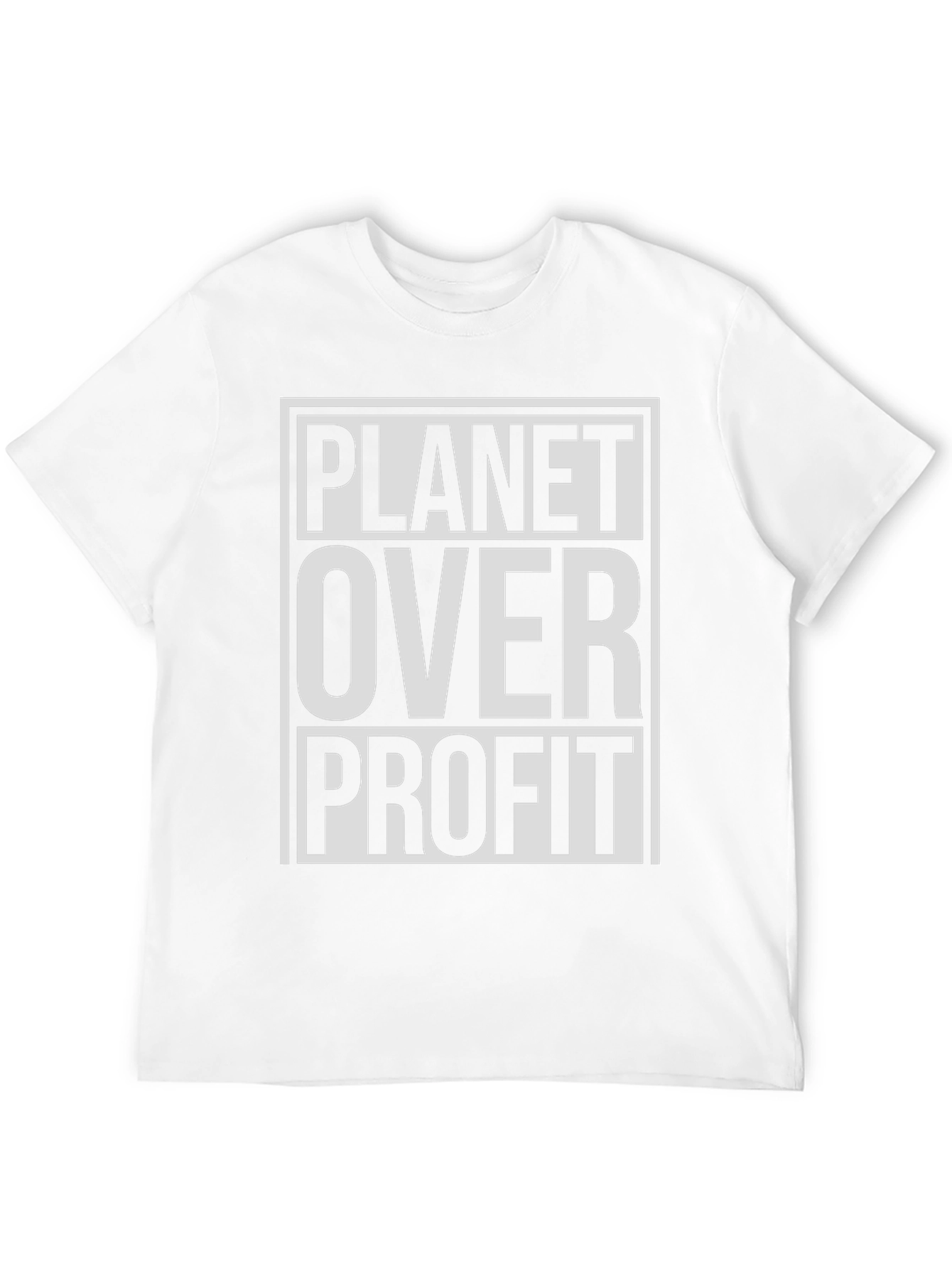 Planet Over Profit T-Shirt - Eco Friendly Tee