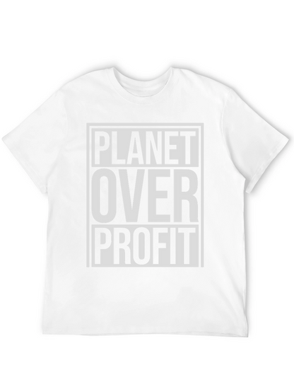 Planet Over Profit T-Shirt - Eco Friendly Tee