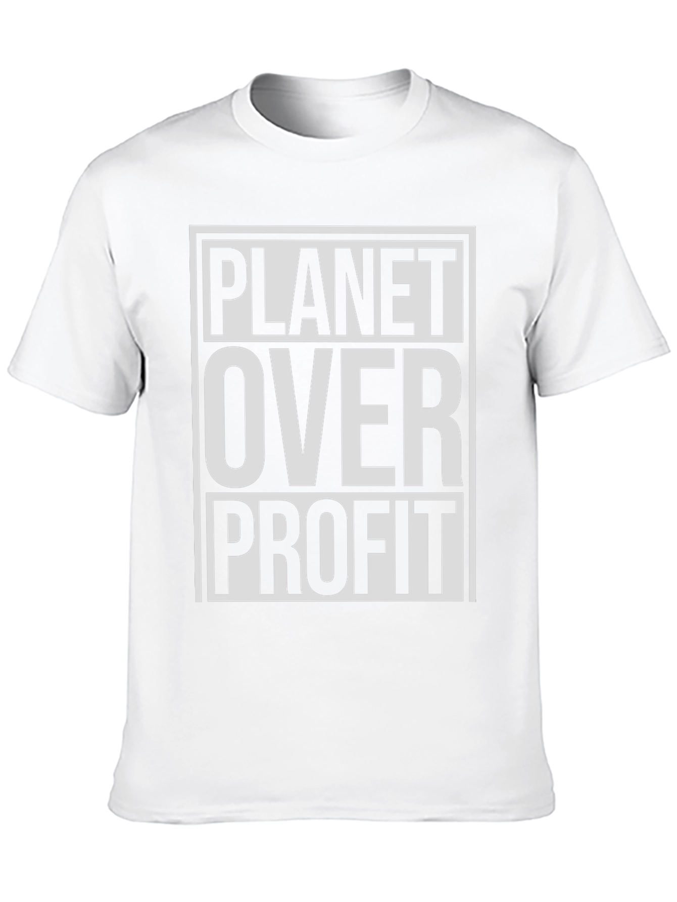 Planet Over Profit T-Shirt - Eco Friendly Tee