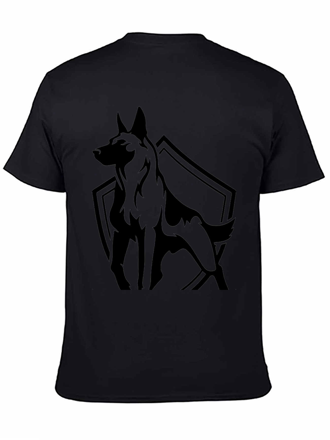 Black Dog Graphic Tee - Mens Casual Shirt
