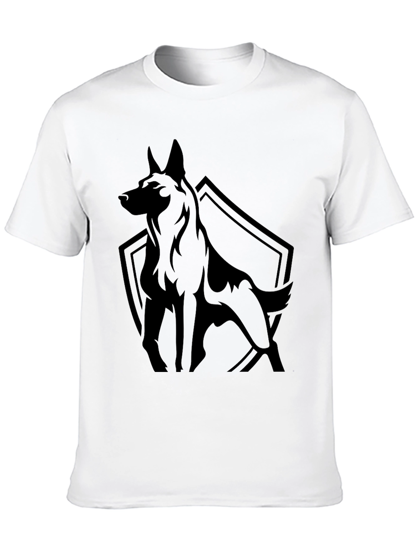 Black Dog Graphic Tee - Mens Casual Shirt