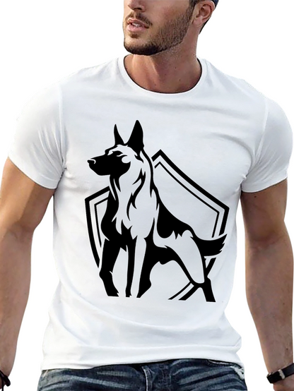 Black Dog Graphic Tee - Mens Casual Shirt
