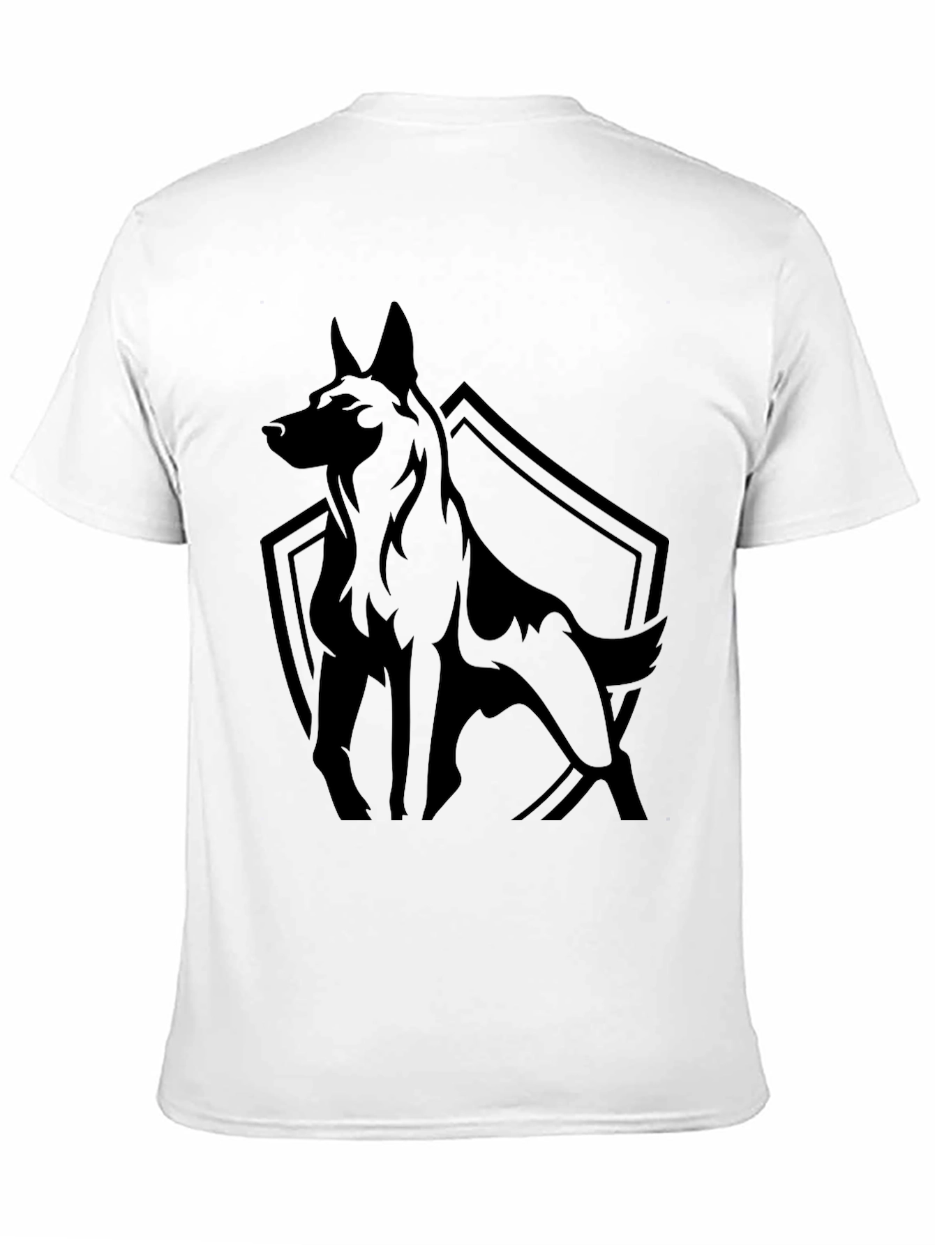 Black Dog Graphic Tee - Mens Casual Shirt