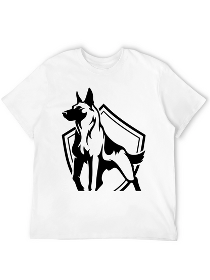 Black Dog Graphic Tee - Mens Casual Shirt