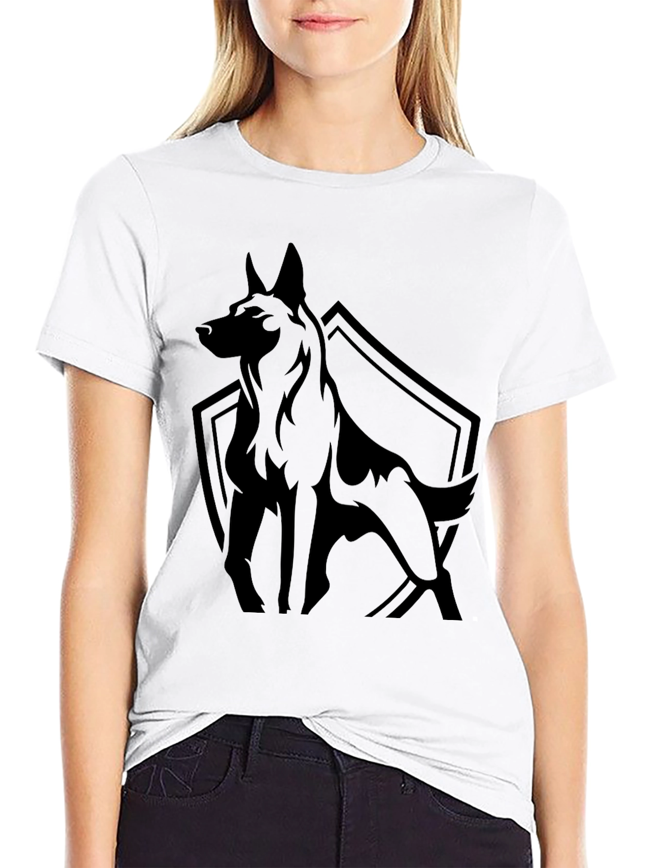 Black Dog Graphic Tee - Mens Casual Shirt