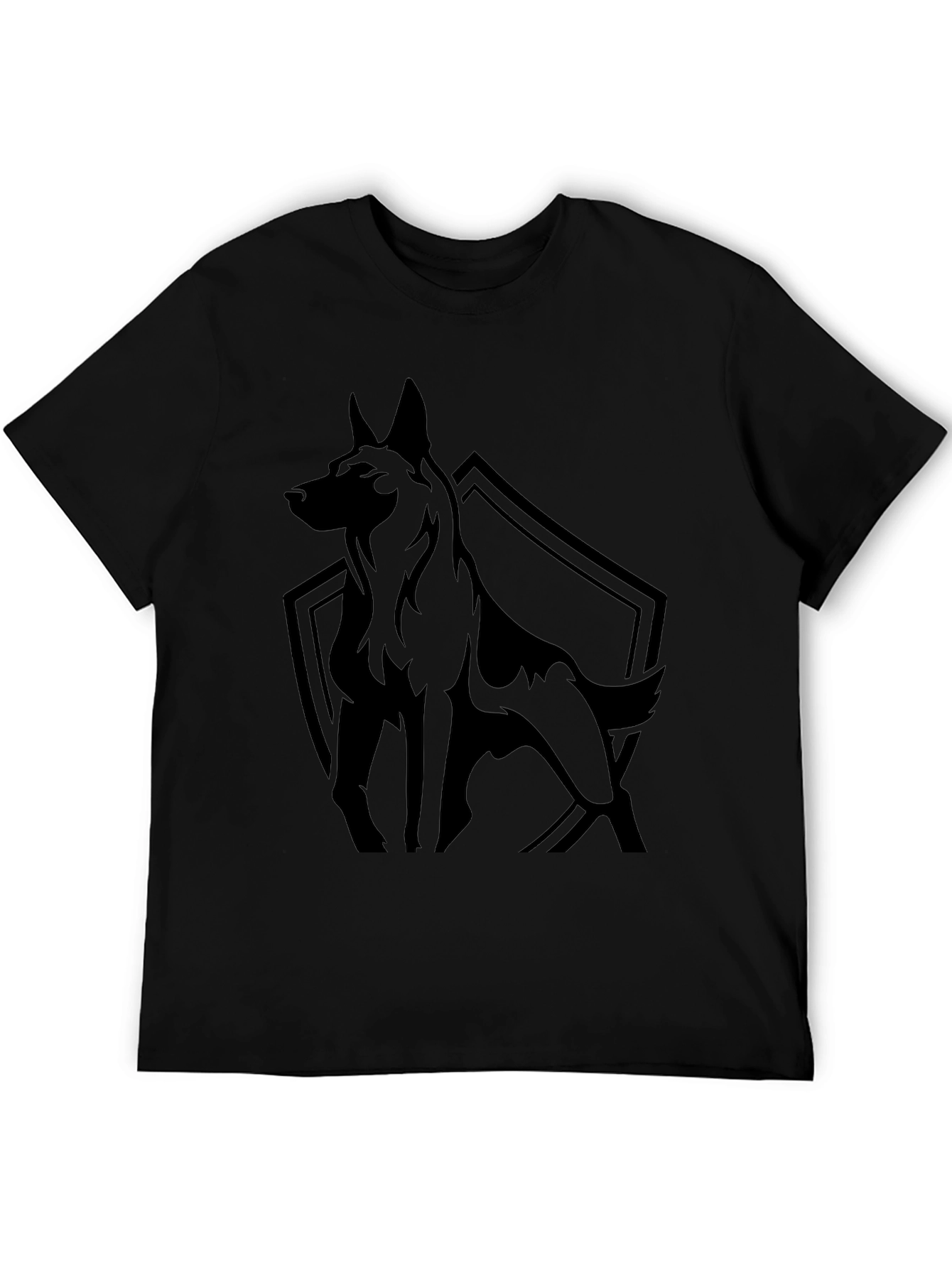 Black Dog Graphic Tee - Mens Casual Shirt