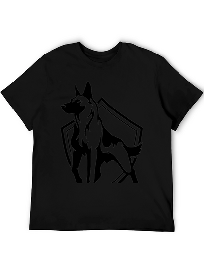 Black Dog Graphic Tee - Mens Casual Shirt