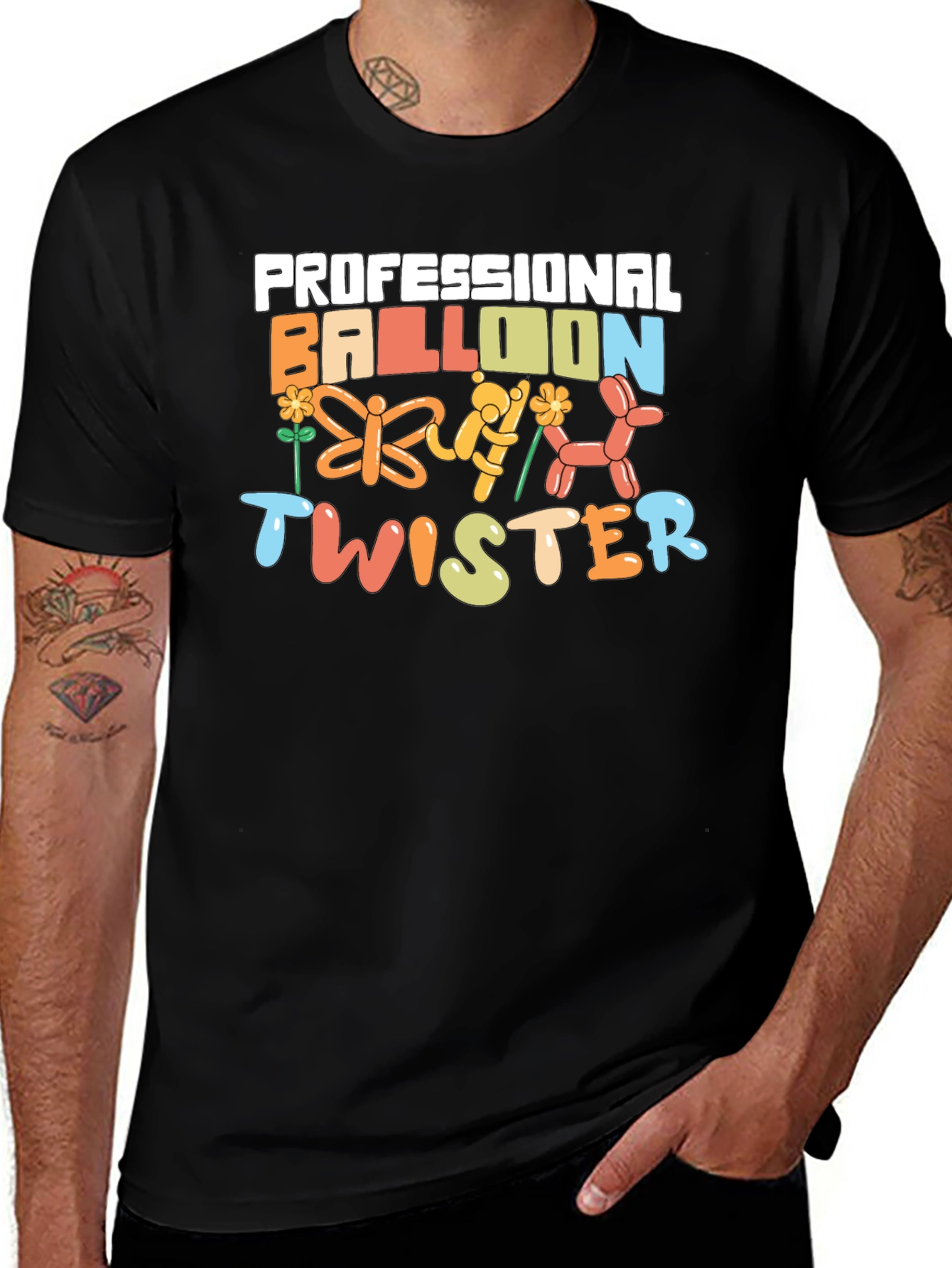 Professional Balloon Twister Graphic T-Shirt