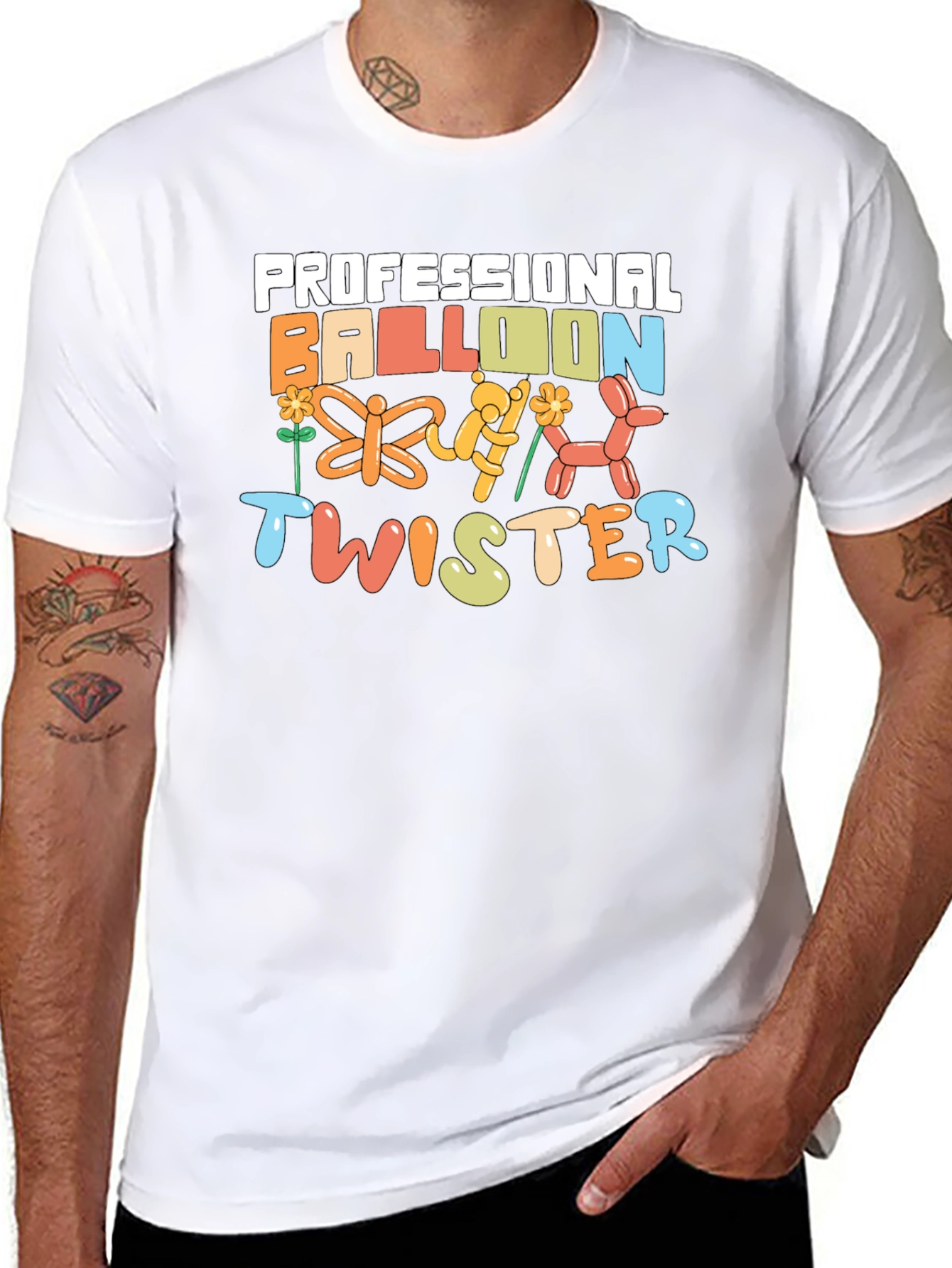Professional Balloon Twister Graphic T-Shirt