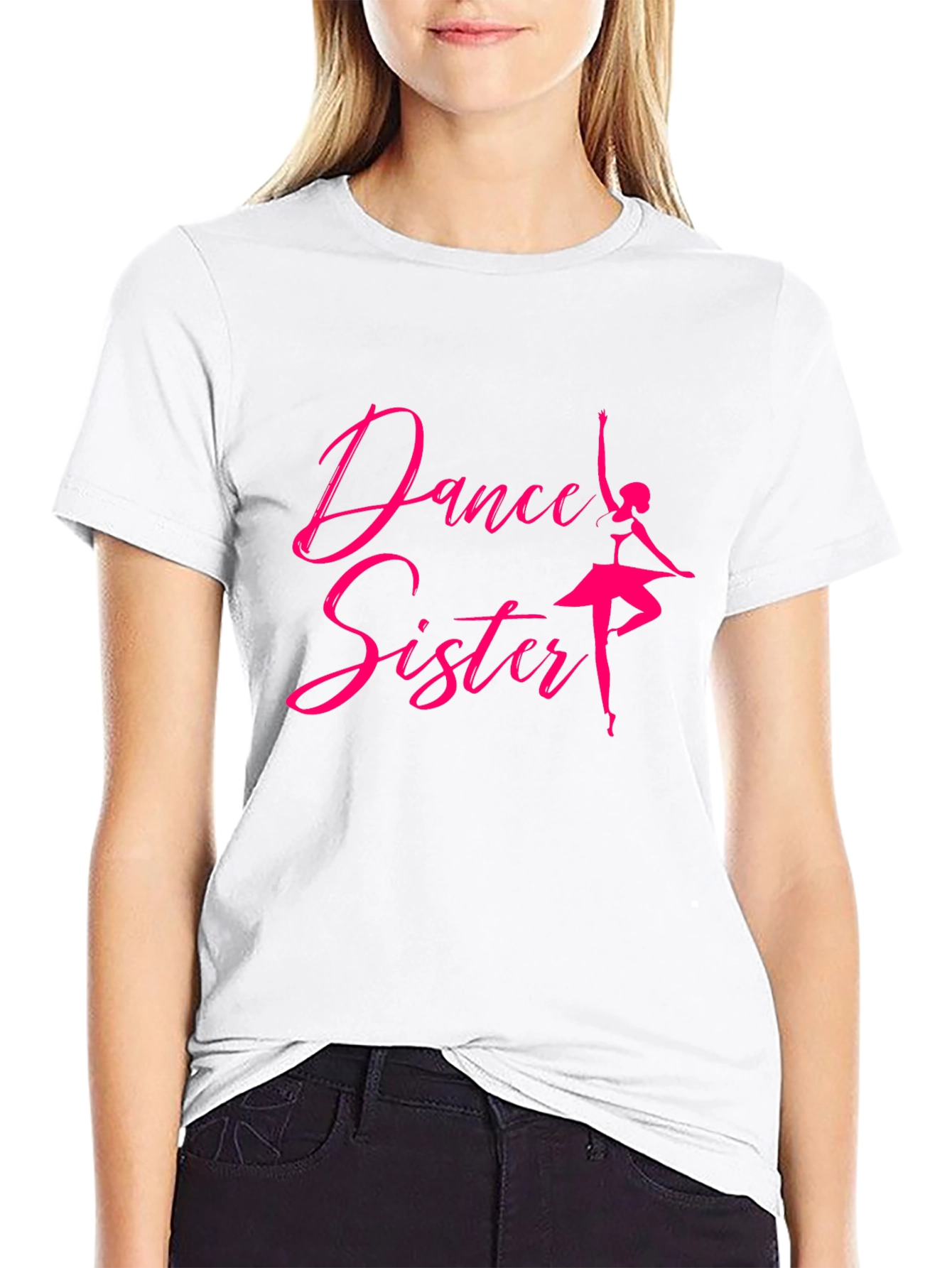 Dance Sister T-Shirt - Ballerina Graphic Tee